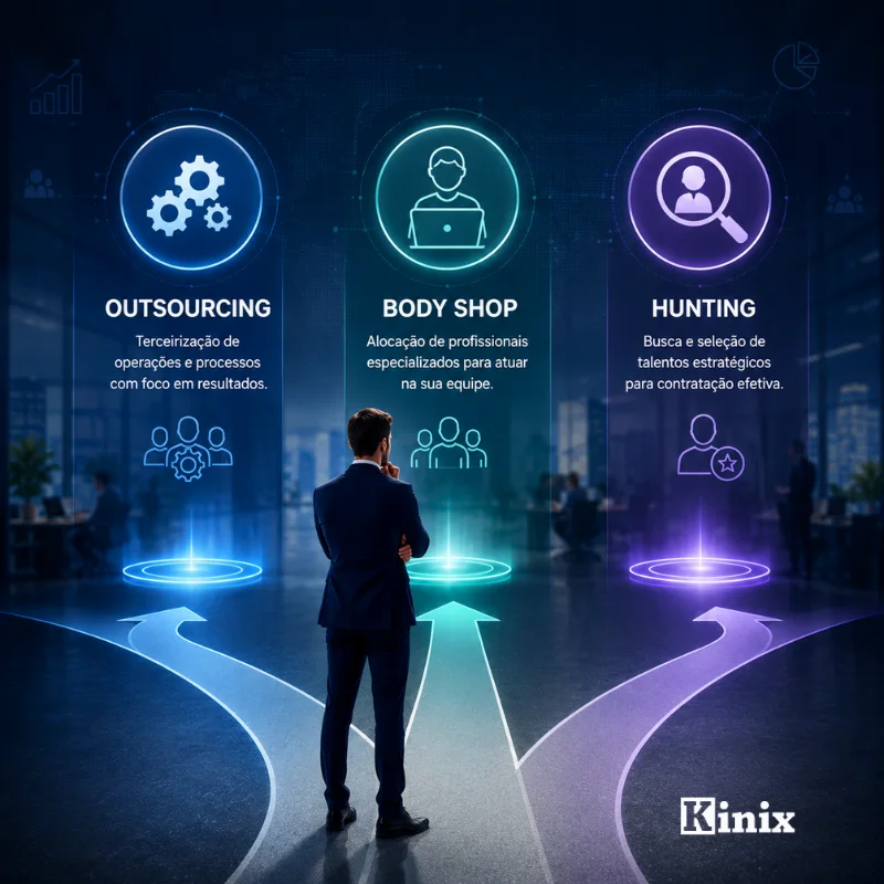 Outsourcing, Body Shop e Hunting: entenda as diferenças